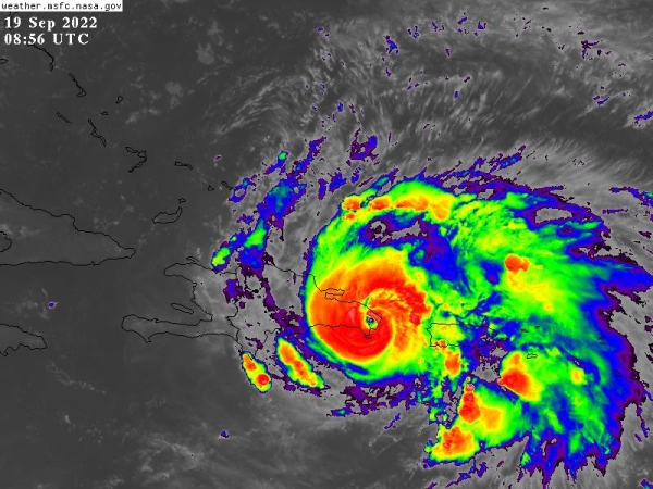 ONAMET valora como correcto pronóstico emitió con el paso huracán Fiona